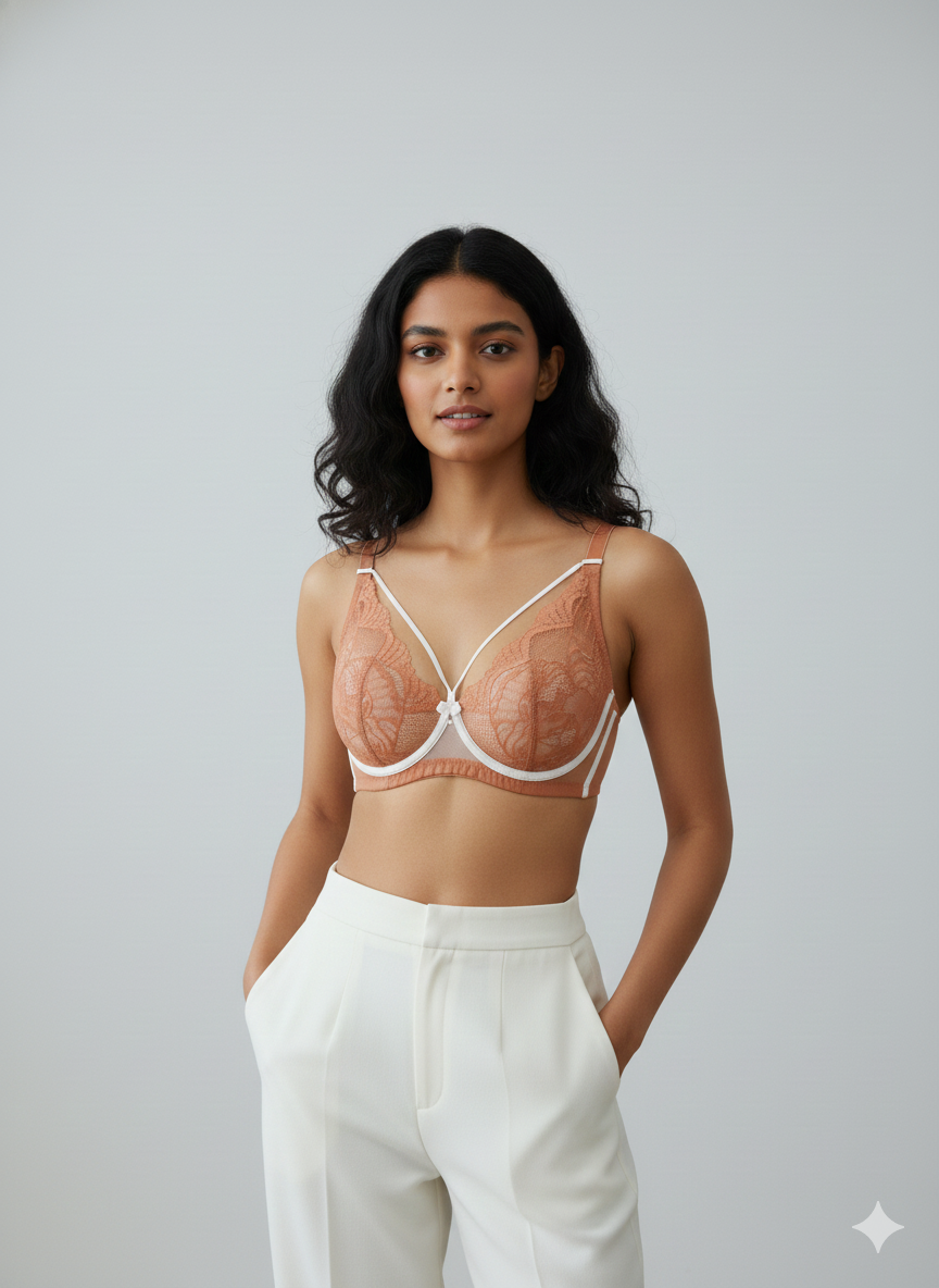 houx The Elegant Lace Longline Support Bra