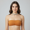 Ribbed Seamless Bandeau Bra